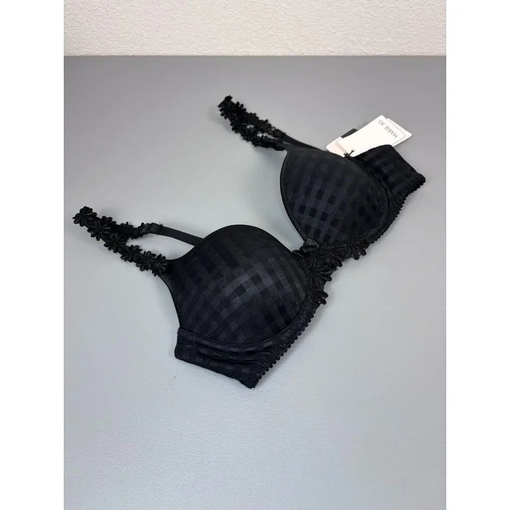 Marie Jo women's 34A black‎ Avero heart shape underwire bra NWT